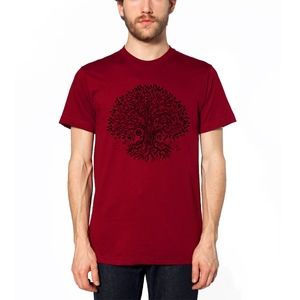 Tree Of Life Graphic Tee Print T-Shirt Lrg